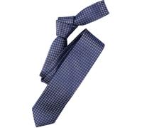 Venti Slim Krawatte Krawatte anthrazit, Gemustert