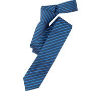 Venti Slim Krawatte Krawatte blau, Gestreift