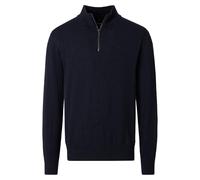 Venti Regular Fit Troyer blau, Einfarbig