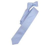 VENTI - Struktur Krawatte kariert blau - Gr. - os