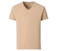 T-Shirt VENTI "VENTI T-Shirt Doppelpack uni", Herren, Gr. XL, beige, 95% Baumwolle, 5% Elasthan, Shirts T-Shirt (28798633-XL) beige