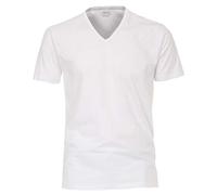 Venti T-Shirt V-Ausschnitt Doppelpack weiss, Einfarbig