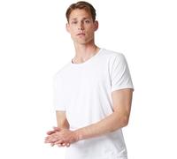 Venti T-Shirt Rundhals Doppelpack Einfarbig Weiß XL