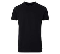 Venti Regular Fit T-Shirt Rundhals schwarz, Einfarbig