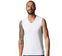 Größe L Venti T-Shirt 2er Pack Weiss Ärmellos Unterhemd Tank Top Tailliert Geschnitten V Neck Ausschnitt 95% Baumwolle 5% Elasthan