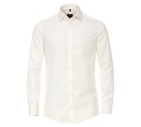 VENTI - Twill Hemd uni 001880 weiss - Gr. - 43