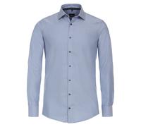 VENTI "VENTI Businesshemd uni" (58237612-39) graues mittelblau
