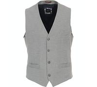 Venti Weste ohne Ärmel mit Knopfleiste Struktur grau Größe 58