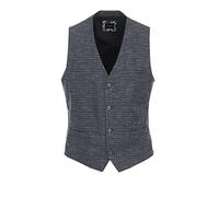 Venti Weste ohne Ärmel mit Knopfleiste Struktur Navy Größe 54