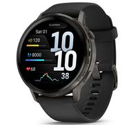 Venu 4 - 45 mm GPS-Smartwatch-Grau/Silber (Zitrone Armband)