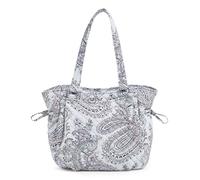 Vera Bradley Damen Cotton Glenna Satchel Purse Handtasche, Soft Sky Paisley