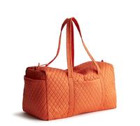Vera Bradley Große Original-Reisetasche für Damen, aus hochwertiger Baumwolle, im ikonischen grünen Paisley-Muster, Einheitsgröße