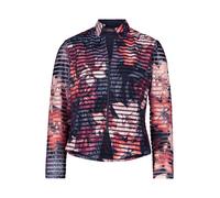 Vera Mont Damen Blazer-Jacke mit Print 44, Dark Blue/Dark Red
