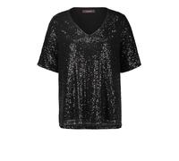 Vera Mont - Blusenshirt schwarz/schwarz - Gr. - 54