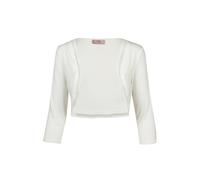 VM Vera Mont Damen Bolero-Jacke figurbetont weiß, Größe 42, 4664725 Weiß XL
