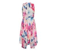 Chiffonkleid VERA MONT "Damen ohne Arm", Damen, Gr. 38, Normalgrößen, bunt (cream, pink), Chiffon, Obermaterial: 100% Polyester. Futter: 100% Polyester, ausgestellt kurz, Kleider Chiffonkleid (1513571