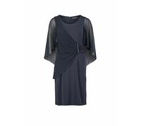 Vera Mont Damen-Cocktailkleid mit Raffung, figurbetont kurz, Night Sky, Gr. 46