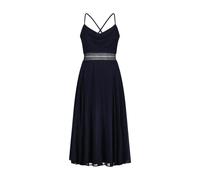 Vera Mont Cocktailkleid mit Spitze in Dunkelblau, Größe 36