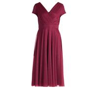 Vera Mont - Cocktailkleid rot/grau - Gr. - 44
