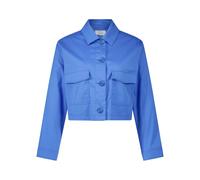 Vera Mont - Cropped Kastenjacke mit Pattentaschen - Größe 40 - blau