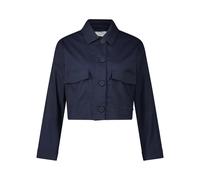 Vera Mont - Cropped Kastenjacke mit Pattentaschen - Größe 46 - blau