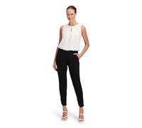 Vera Mont Damen 0012/4835 Jumpsuit, per Pack Schwarz (Black/Cream 9812), 36 (Herstellergröße: 36)