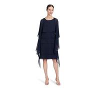 Vera Mont Damen Stola 0071/4825 Chiffon Blau M