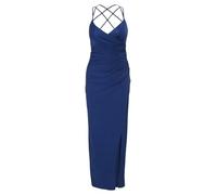 Vera Mont Damen 2553/4091 Kleid, Blau, 42 EU