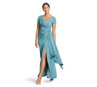Vera Mont Damen 4801/4262 Kleid, Smoky Turquoise, 40 EU
