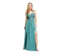 Vera Mont Damen Abendkleid mit Spitze 40, Bright Eucalyptus