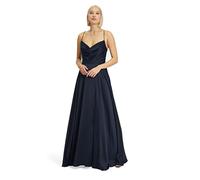 Vera Mont Damen Abendkleid mit Wasserfallausschnitt Night Sky,32