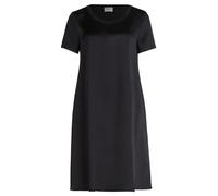 Vera Mont Damen Basic-Kleid mit Rippbündchen Schwarz,44