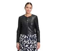 Vera Mont Damen Blazer-Jacke mit Reißverschluss Schwarz,42