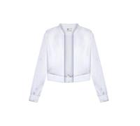 Blouson VERA MONT "Damen langarm", Damen, Gr. 40, weiß (rohweiß), Satin, Obermaterial: 100% Polyester. Futter: 100% Polyester, festlich, lässig geschnitten, Jacken Blouson (78140052-40) rohweiß