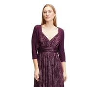 Vera Mont Bolero-Jacke figurbetont, rot, 34 Shiny Aubergine