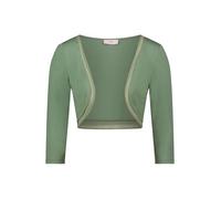 Vera Mont Damen Bolero-Jacke figurbetont 40, Foggy Green