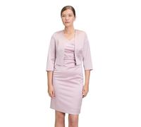 Vera Mont Bolerojacke Damen Satin tailliert V-Ausschnitt Rosa Gr. 38