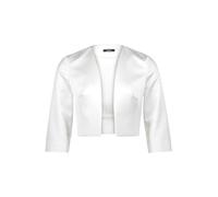 Vera Mont Bolero-Jacke mit Kellerfalten, weiß, 40 Rohweiß