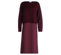 Vera Mont Damen Casual-Kleid zweiteilig 44, Burgundy Grape