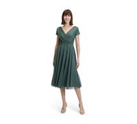 Vera Mont Damen Cocktailkleid im Glitzer-Look Dark Green/Grey,42