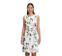 Vera Mont Damen Cocktailkleid mit Blumenprint 38, Cream/Rosé