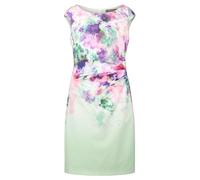 Vera Mont Damen Cocktailkleid mit Blumenprint Green/Pink,42