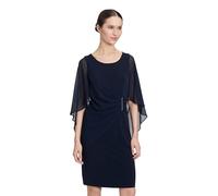 Vera Mont – Cocktailkleid mit Raffung – Damen, figurbetont kurz – Blau (Night Sky) Gr. 38
