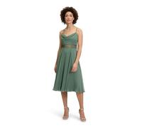 Vera Mont Damen Cocktailkleid mit Wasserfallausschnitt Light Aventurine,40
