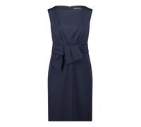 Etuikleid VERA MONT "Damen knielang", Damen, Gr. 42, Normalgrößen, blau (night sky), Crêpe, Obermaterial: 95% Polyester, 5% Elasthan. Futter: 100% Polyester, figurbetont kurz, U-Boot-Ausschnitt, Kleid
