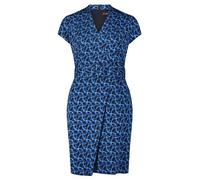 Vera Mont Damen Etuikleid Kurzarm Dark Blue/Blue, 36