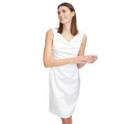 Vera Mont Damen Business-Etuikleid mit Raffung weiß, Größe 40, 6799501 Weiß 40