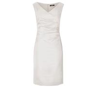 Vera Mont Damen Business-Etuikleid mit Raffung weiß, Größe 44, 6799501 Weiß 44
