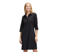 Vera Mont Damen Hemdblusenkleid mit Taschen 38, Schwarz