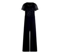 Vera Mont Overall Damen mit Bundfalten Rundhals Night Sky Größe 42